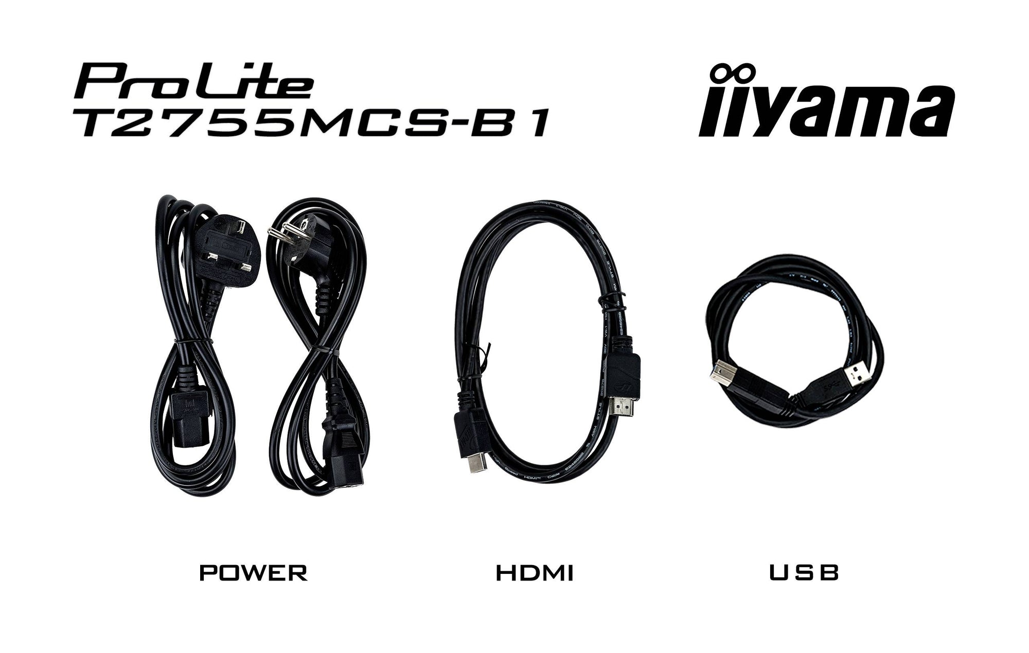 Iiyama ProLite T2755MSC-B1 Touchscreen-Monitor 1 St.