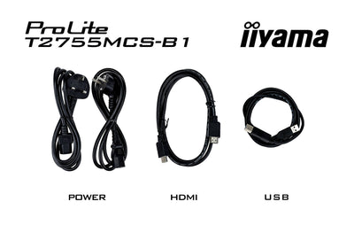 Iiyama ProLite T2755MSC-B1 Touchscreen-Monitor 1 St.