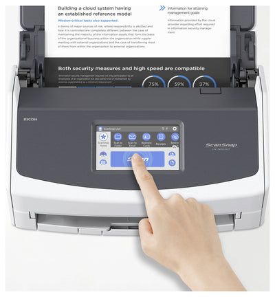 Ricoh ScanSnap iX1600 Dokumentenscanner Grau-Schwarz