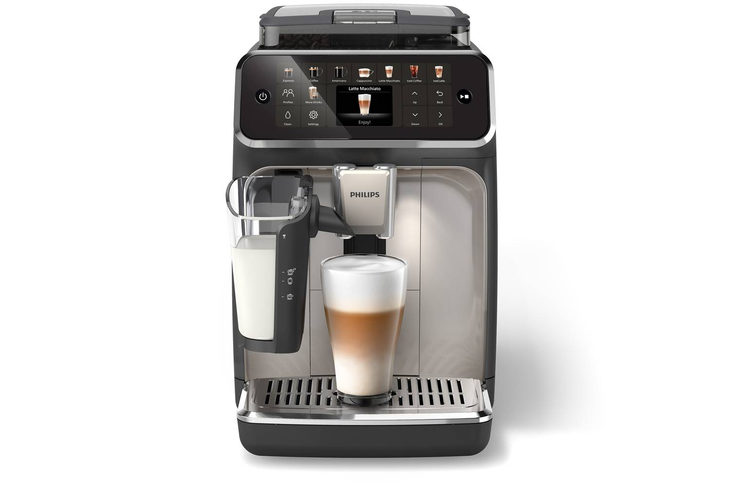 Philips 5500 Series EP5547/90 Kaffeevollautomat 15 bar Schwarz/chromatiert