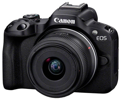 Canon EOS R50 Kit + RF-S 18-45 I Systemkamera Schwarz 1 St.