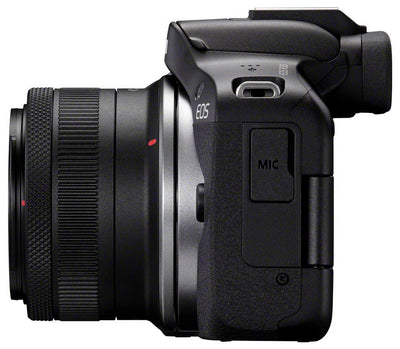Canon EOS R50 Kit + RF-S 18-45 I Systemkamera Schwarz 1 St.