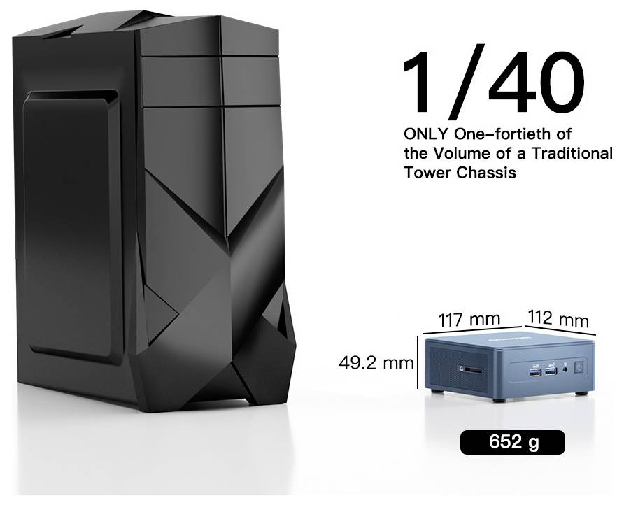 GEEKOM Mini IT13 Mini-PC i9-13900HK 16 GB 1 TB SSD 1 St.