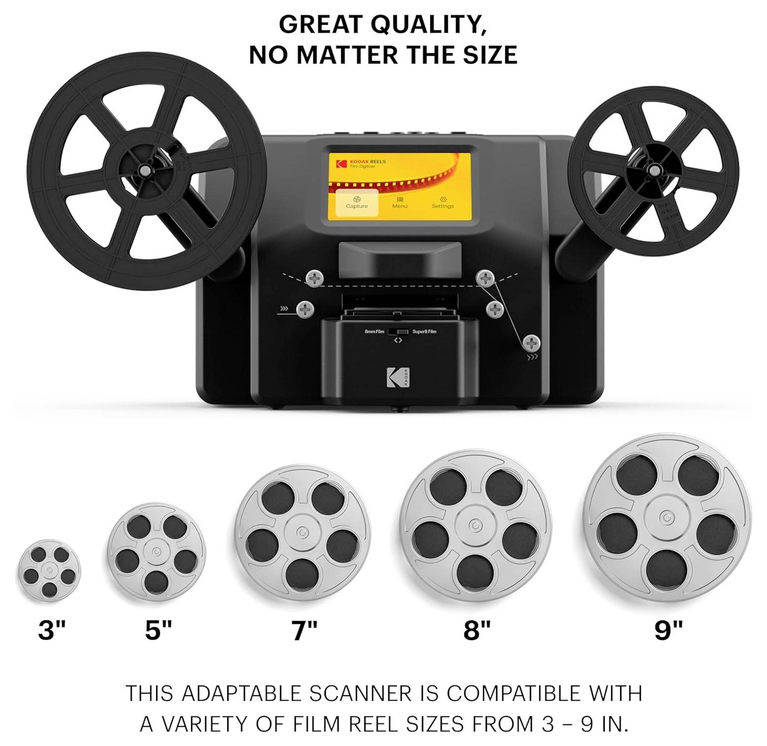 Kodak RODREELSEU Reels Film-Digitalisierer 5"