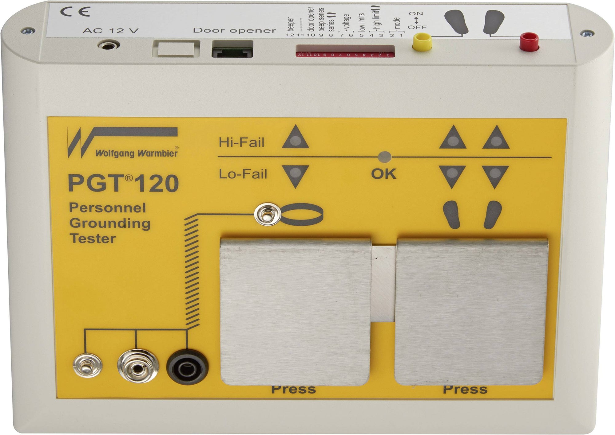 Wolfgang Warmbier PGT®120 ESD-Testgeräte-Set Personenerdung