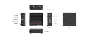 Minix Z300 Mini-PC Intel i3 N300 16 GB 512 GB SSD Win 11 Pro 1 St.