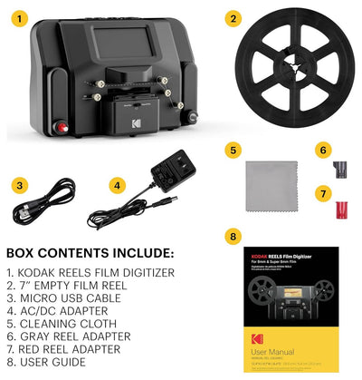 Kodak RODREELSEU Reels Film-Digitalisierer 5"