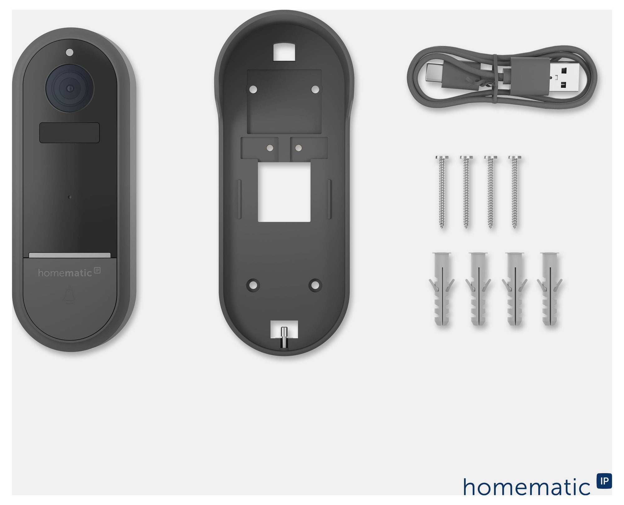 Homematic IP HmIP-HAP2-A Access Point Set Anthrazit