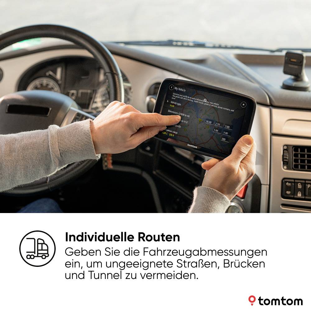 TomTom LKW-Navi TT GO EXPERT Plus EU 17.8 cm 7 Zoll