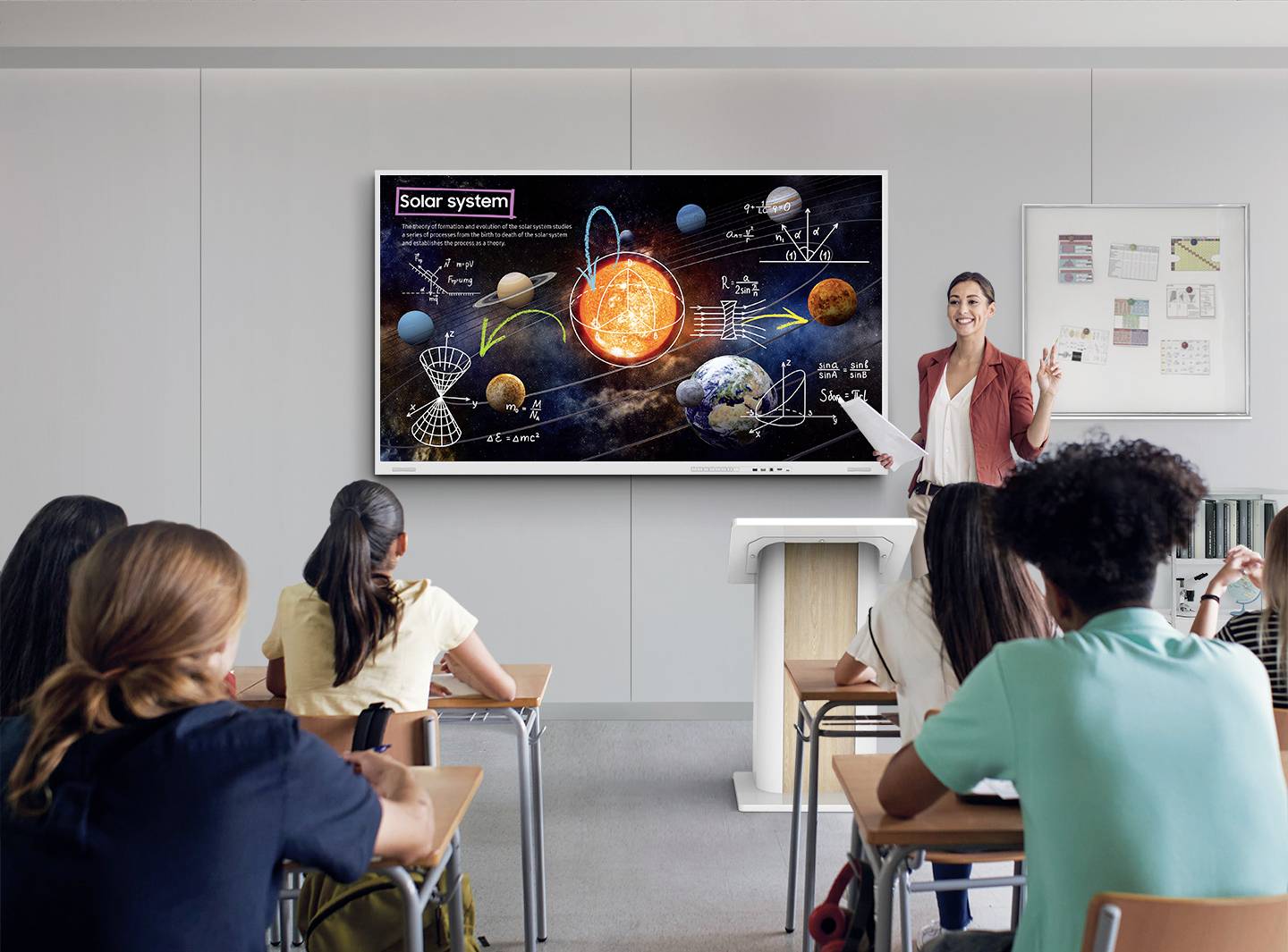 Samsung Flip Pro WM55B Digital Signage Display Weiß 1 St.