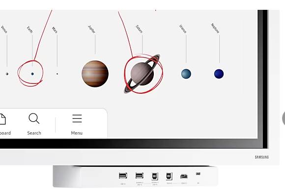 Samsung Flip Pro WM55B Digital Signage Display Weiß 1 St.