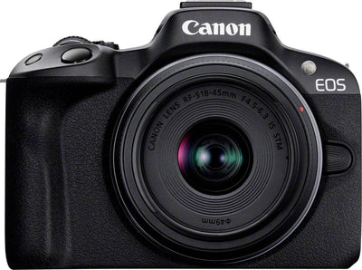 Canon EOS R50 Kit + RF-S 18-45 I Systemkamera Schwarz 1 St.