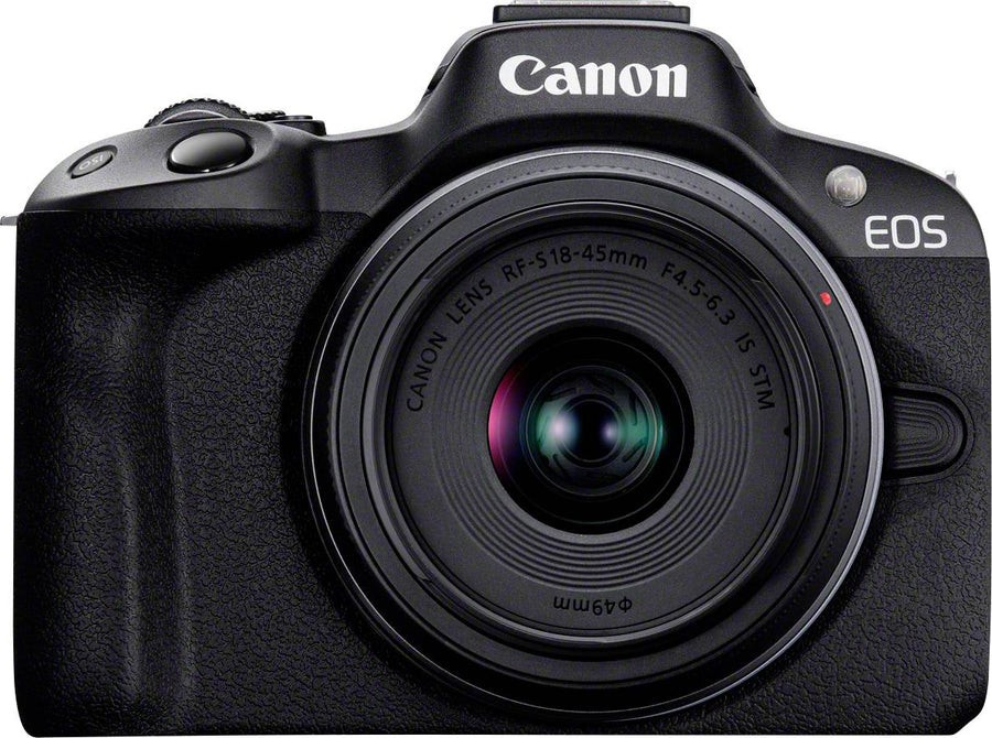Canon EOS R50 Kit + RF-S 18-45 I Systemkamera Schwarz 1 St.