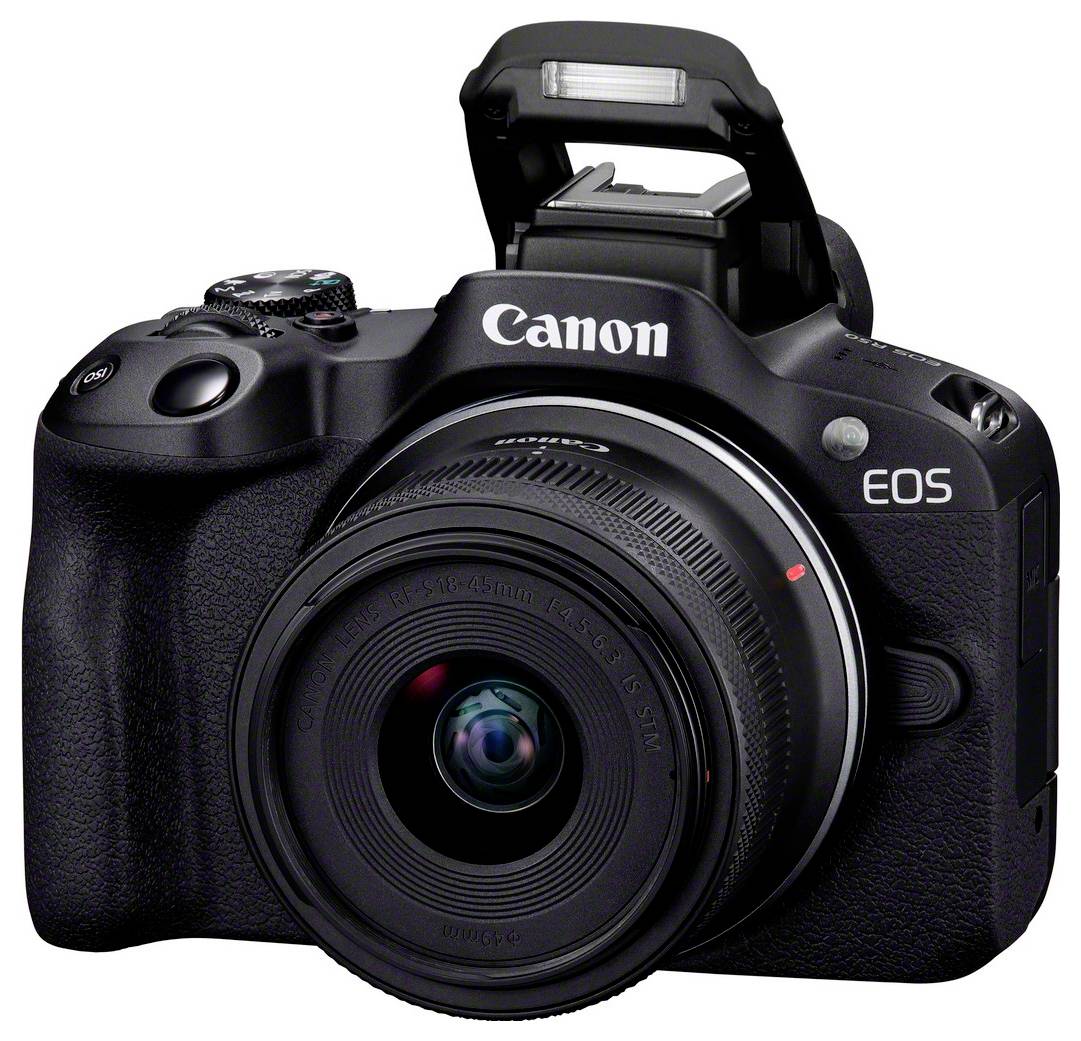 Canon EOS R50 Kit + RF-S 18-45 I Systemkamera Schwarz 1 St.