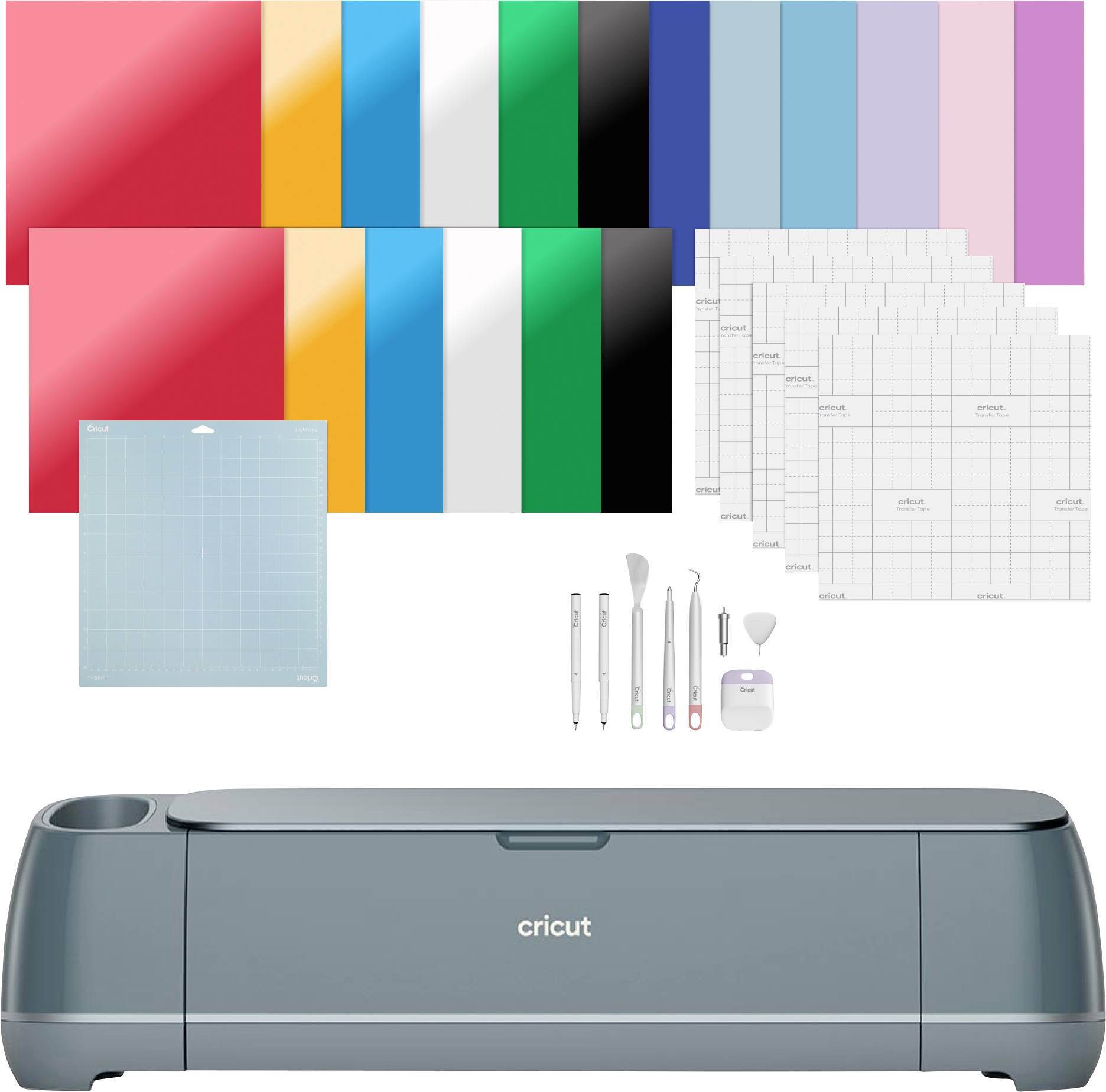 Cricut Maker 4 Essentials Bundle Schneideplotter Salbei 1 St.