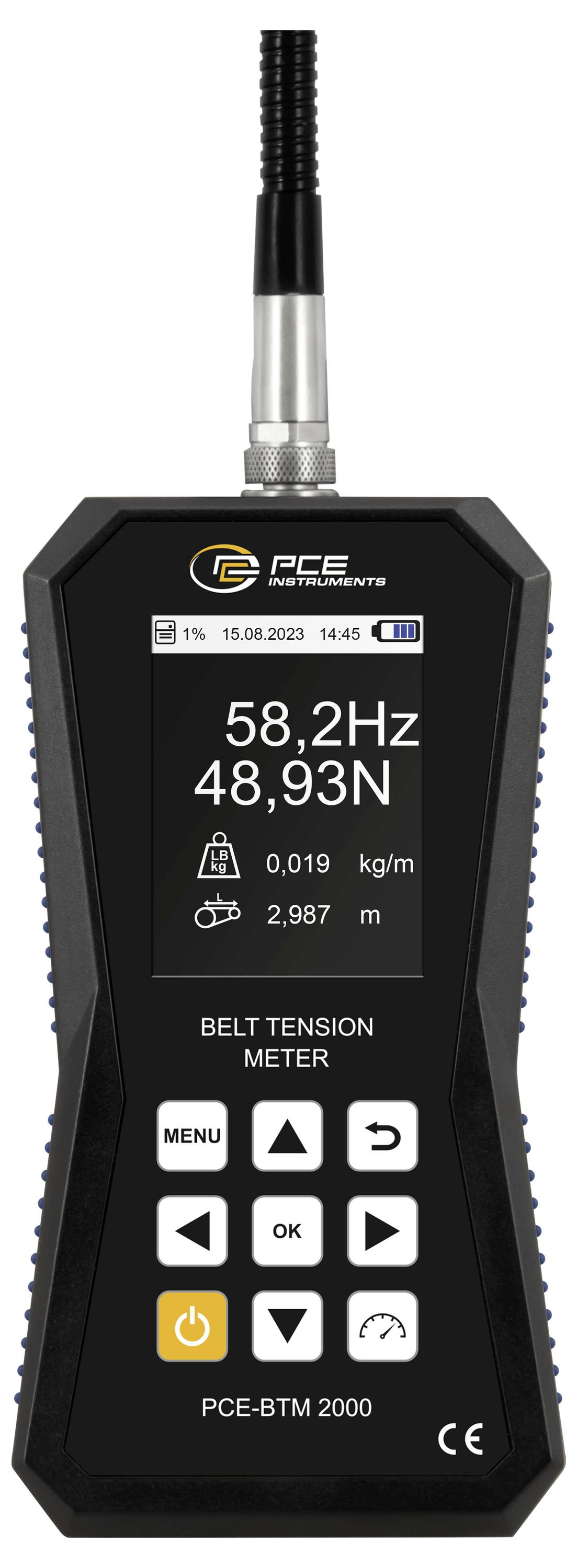 PCE Instruments PCE-BTM 2000A Riemenspannungsmessgerät 1 St.