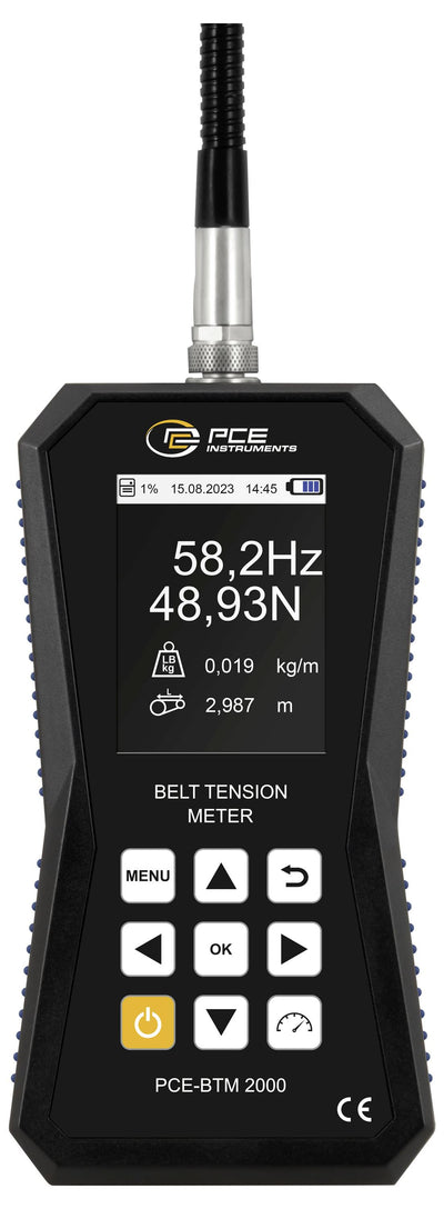 PCE Instruments PCE-BTM 2000A Riemenspannungsmessgerät 1 St.