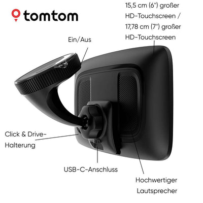 TomTom LKW-Navi TT GO EXPERT Plus EU 17.8 cm 7 Zoll