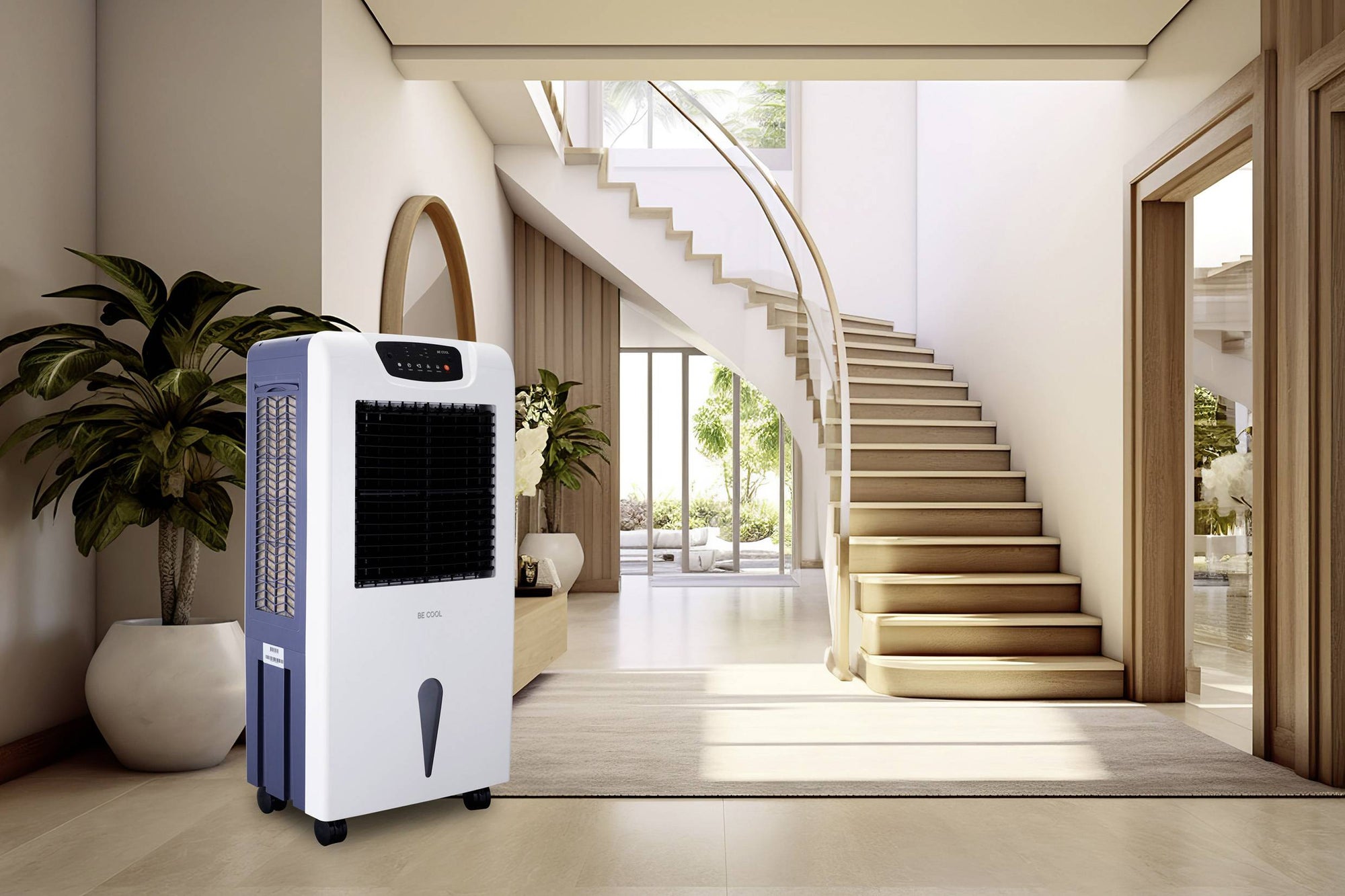 Be Cool BC63AC2301IKF Luftkühler 205 W 63 l Weiß Grau