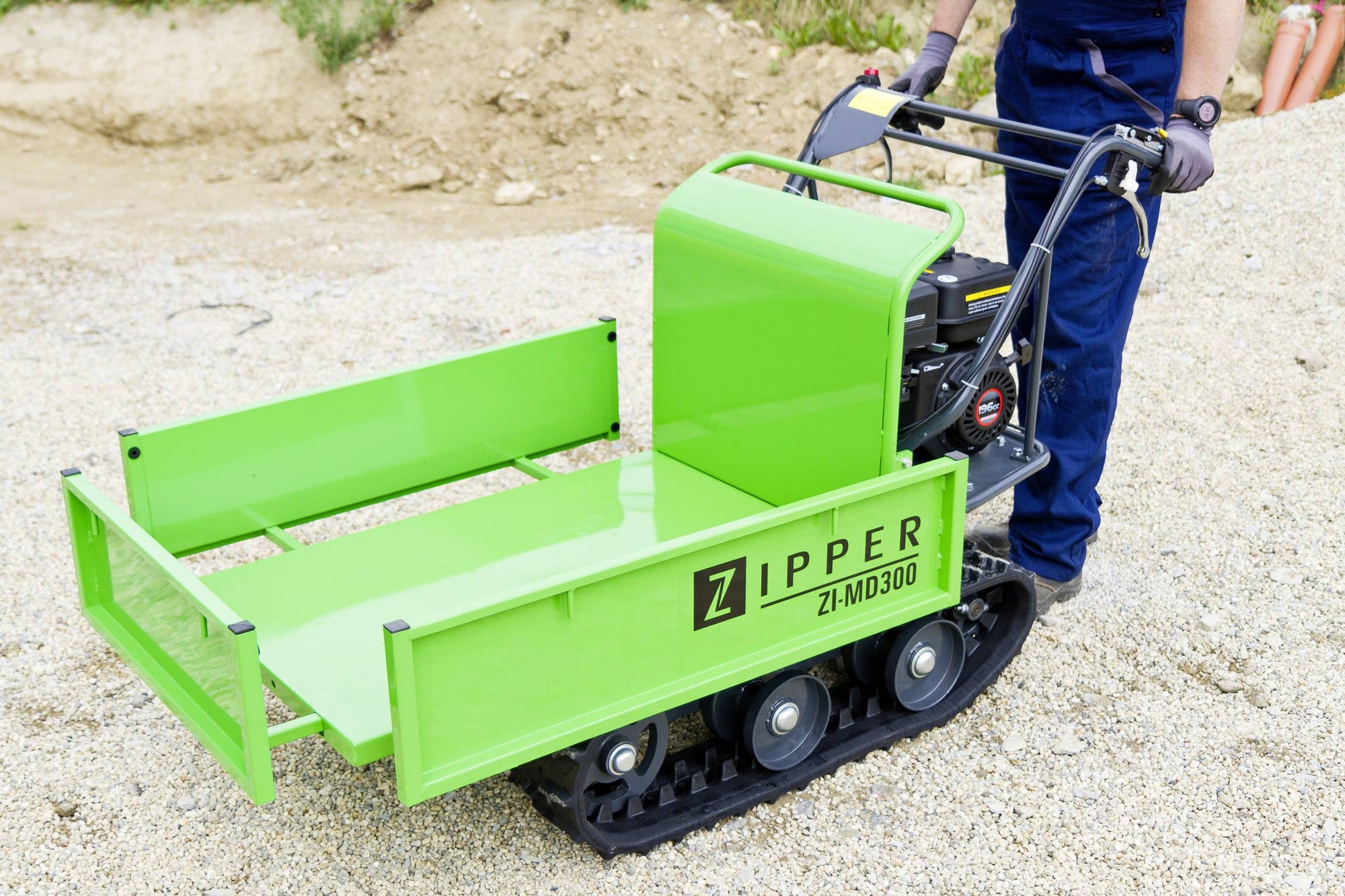 Zipper ZI-MD300 Miniraupendumper 4.8 kW 300 kg 1 St.
