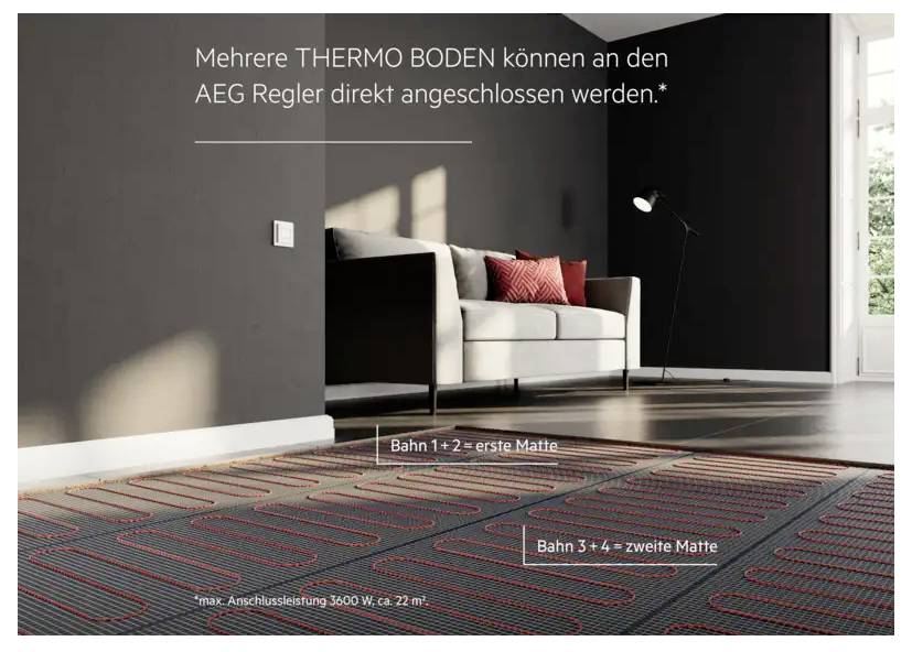 AEG 205801 TBS TB 160/2 Set Plus Fußbodenheizung 230 V 1 St.