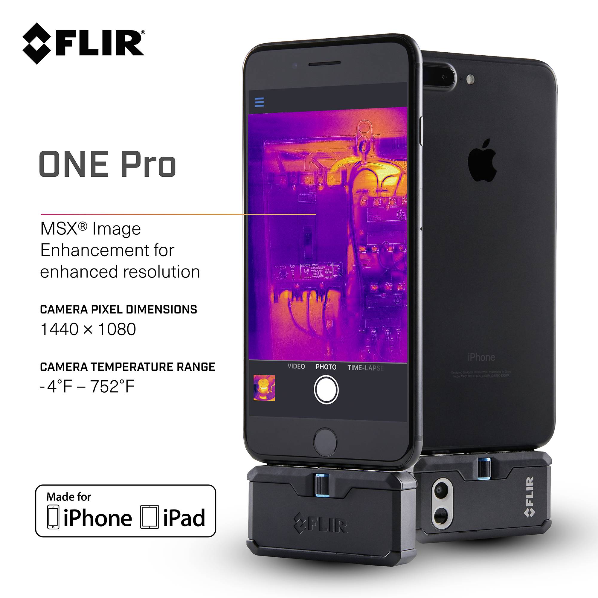 FLIR One Pro iOS USB-C Wärmebildkamera 1 St.
