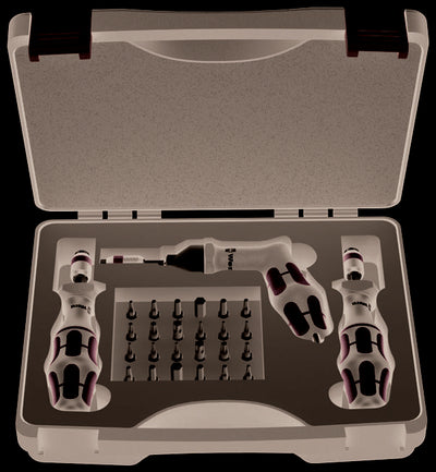 Wera 7440/41/42 Drehmoment Schraubendreher Set 27 teilig 0.3 6 Nm