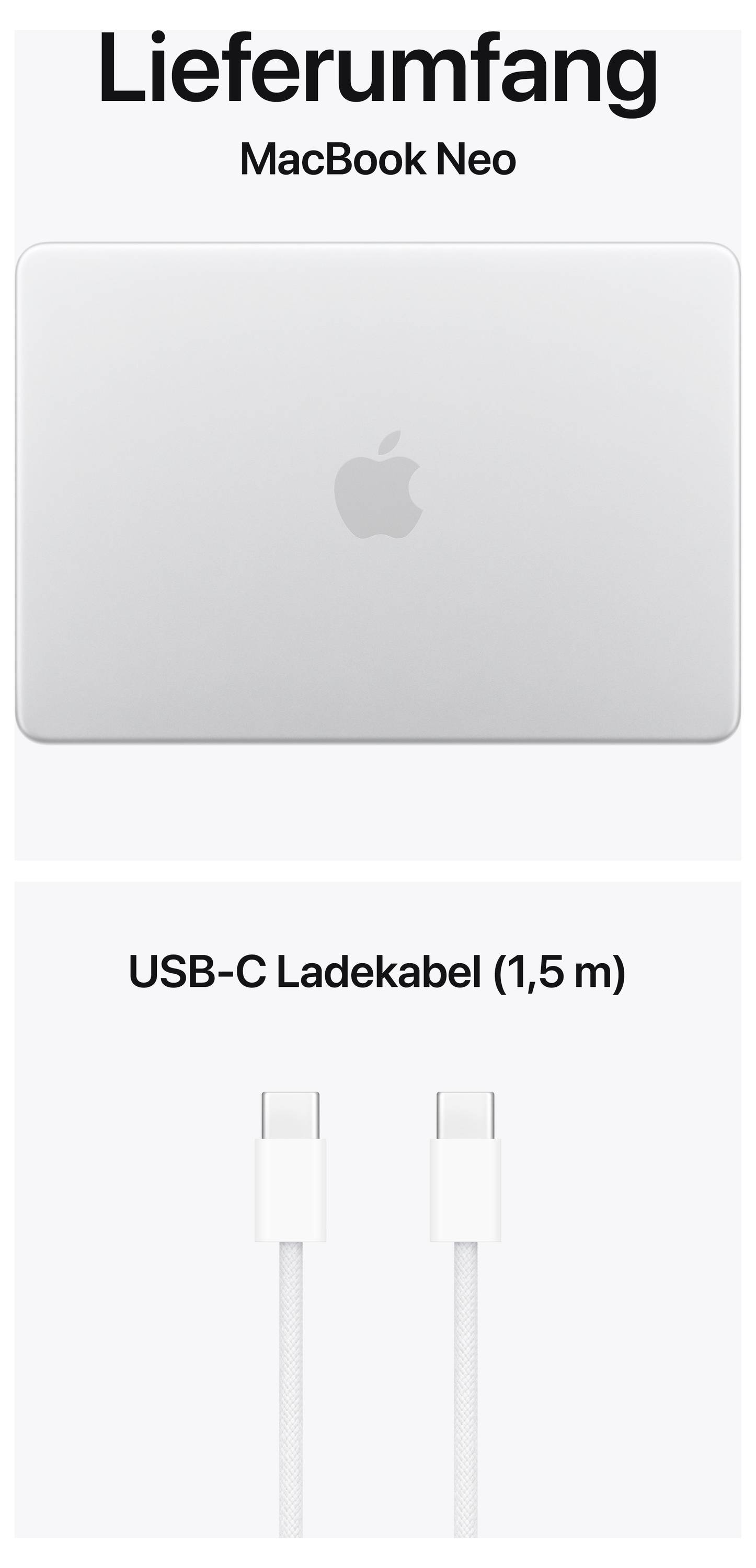 Apple MacBook Neo 13 A18 Pro 2026 Notebook 1 St.